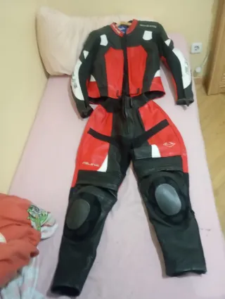 Conjunto Moto Miline Mujer Sportbike. Mono cuero