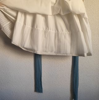 Vestido Comunión Coconut Blanco y Azul