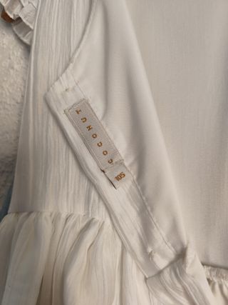 Vestido Comunión Coconut Blanco y Azul