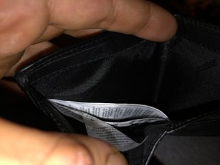 Monedero Billetera Guess Cuero Negro