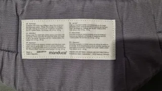 Mochila Portabebés Manduca Gris