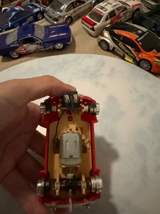 Coche Scalextric Mini Cooper Rojo