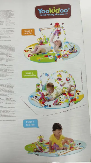 Gimnasio Manta de actividades Yookidoo para bebé