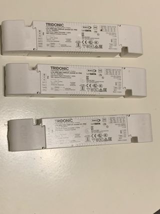 3x Tridonic LCA 45W 500-1400mA