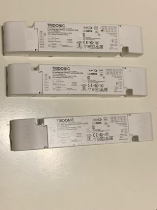 3x Tridonic LCA 45W 500-1400mA