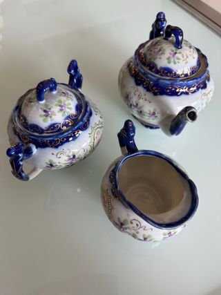 Teiera, lattiera e zuccheriera giapponesi