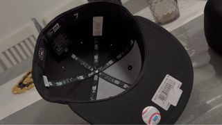 Gorra New Era NY Negra Talla 7 (55.8cm) Nueva