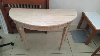Mesa estudio, Estanterías.  Madera Maciza. A juego