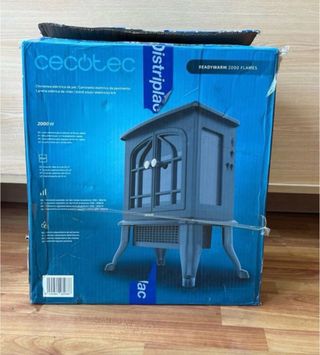 Chimenea Eléctrica Cecotec Negra