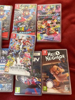Pack 12 carcasas vacías Nintendo Switch