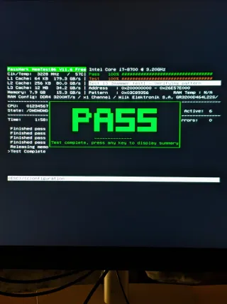 RAM 1x 8GB DDR4-3200 (Goodram)