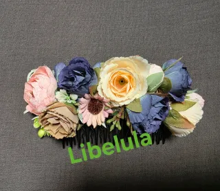 Peineta Huertana Flores