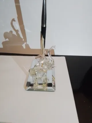 Portabolígrafos de Cristal con Soporte