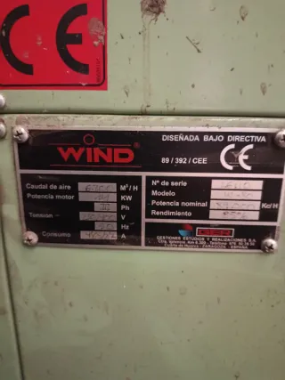 Caldera industrial de aire