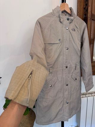 Chaqueta The North Face Hyvent Beige Mujer S