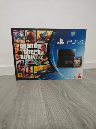 PS4 Completa con mando y cables