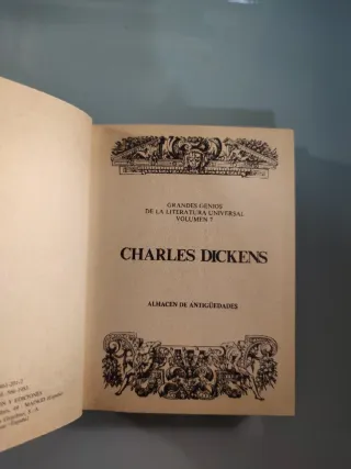Almacén de antigüedades, Charles Dickens