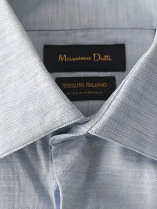 Camisa Massimo Dutti Azul
