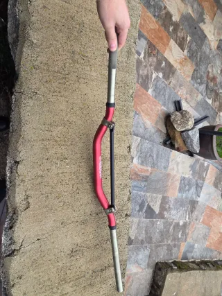 Manillar Renthal Twin wall 996 de  28mm Rojo