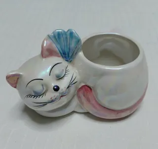 Portapenne clown e gatto