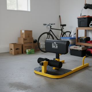 HOMCOM Máquina Sentadillas 3-en-1 Abdominales