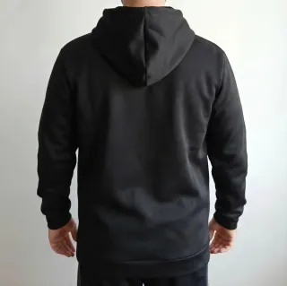Sudadera deportiva con capucha y cremallera L