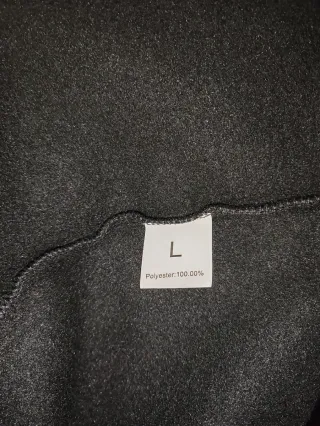 Sudadera deportiva con capucha y cremallera L