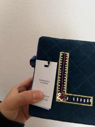 Joyero Caja Decorada con Lentejuelas y Cuentas