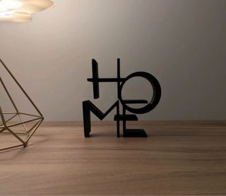 Scultura HOME Decorativa Design Moderna 3D