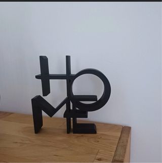 Scultura HOME Decorativa Design Moderna 3D