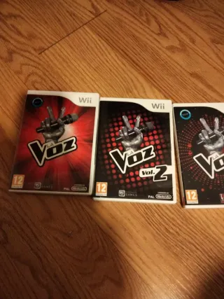 Pack Juegos Wii La Voz