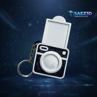 Llavero Cámara Porta Fotos
