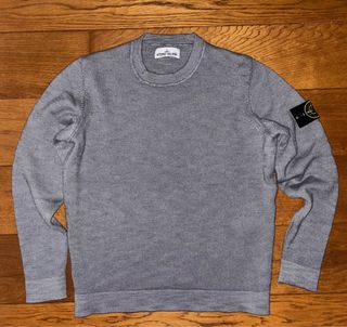 Maglione Stone Island Grigio Pesante