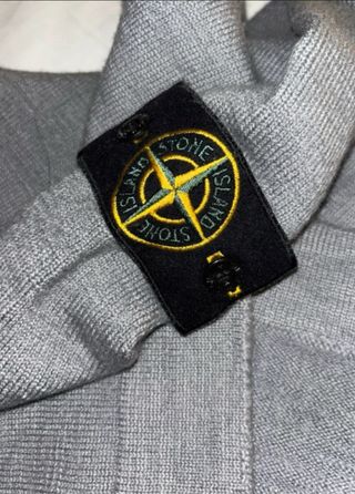 Maglione Stone Island Grigio Pesante