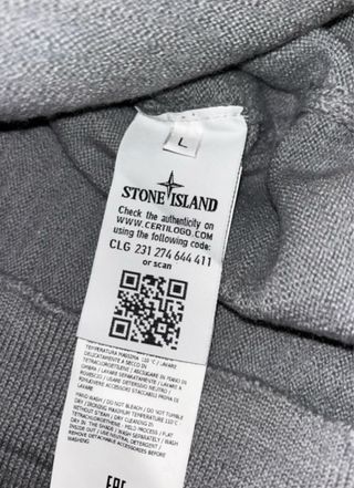 Maglione Stone Island Grigio Pesante