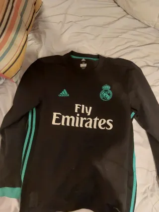 Sudadera Real Madrid Adidas Talla M Negra