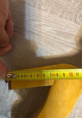 Zapatos de piel amarillos talla 35