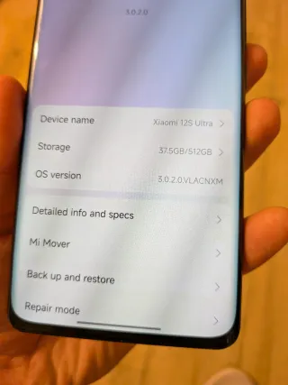 Xiaomi 12s Ultra 512GB Negro