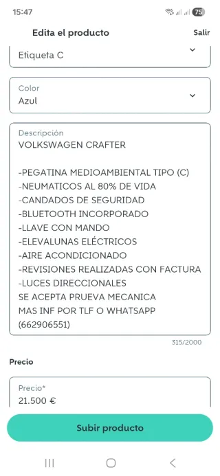 Volkswagen Crafter 2020