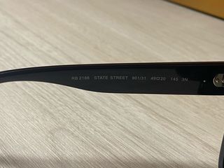 Ray-Ban State Street BR2186 Occhiali da Sole Neri