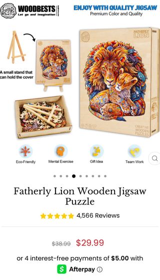 Puzzle de Madera Oso Perezoso