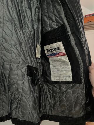 Cazadora Blauer Piel Mujer Negra