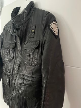 Cazadora Blauer Piel Mujer Negra