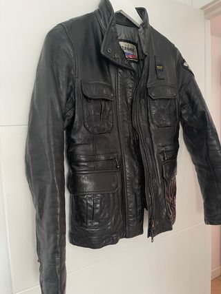 Cazadora Blauer Piel Mujer Negra