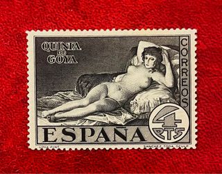 Polémico Sello “La Maja Desnuda” Sevilla 1930