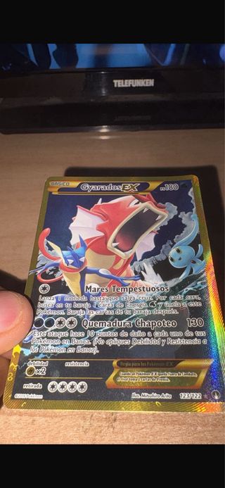 Gyarados EX Secreta Carta Pokémon