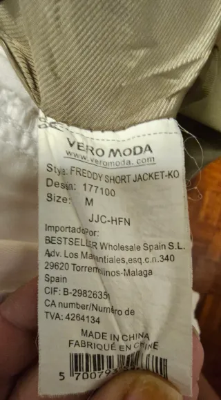 Cazadora verde militar