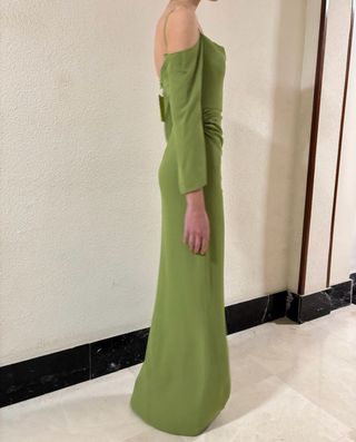 Vestido Lady Pipa verde oliva