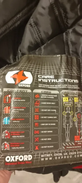 Chaqueta de moto hombre