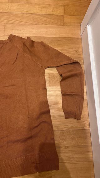 Jersey Easy Wear Marrón Manga Larga